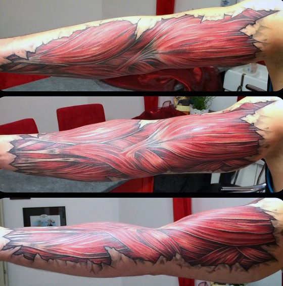 tatuaje musculos tendones 189