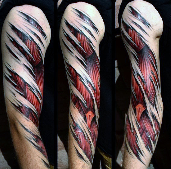 tatuaje musculos tendones 229