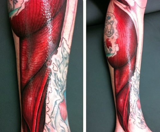 tatuaje musculos tendones 77