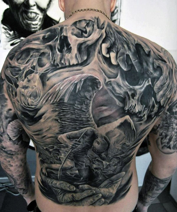 tatuaje negro gris 281
