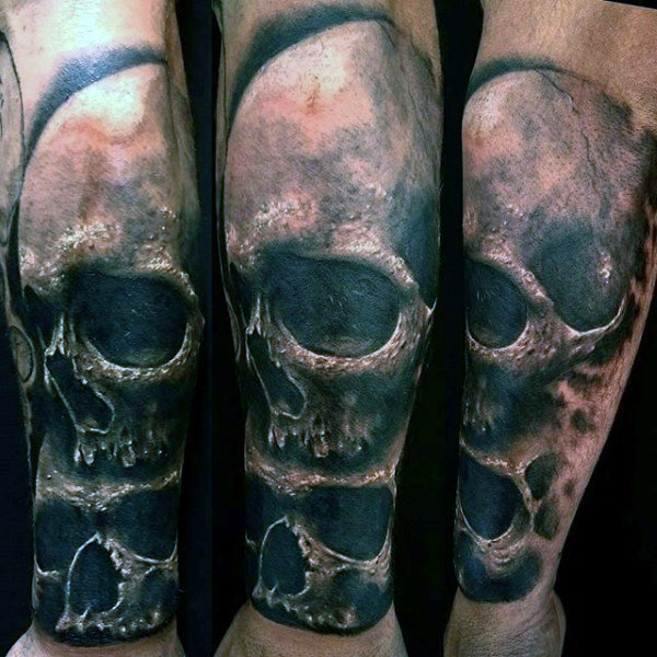 tatuaje negro gris 745