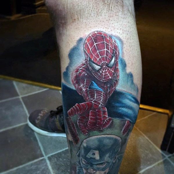 tatuaje spiderman 01
