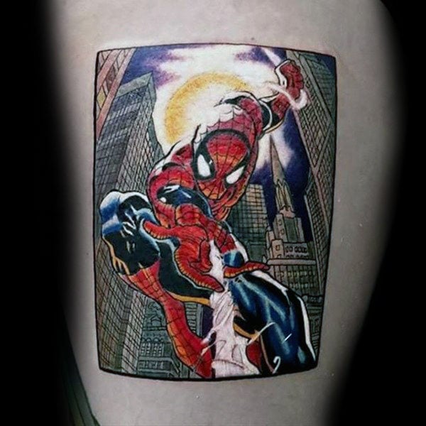 tatuaje spiderman 113