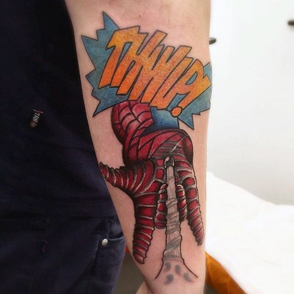 tatuaje spiderman 117