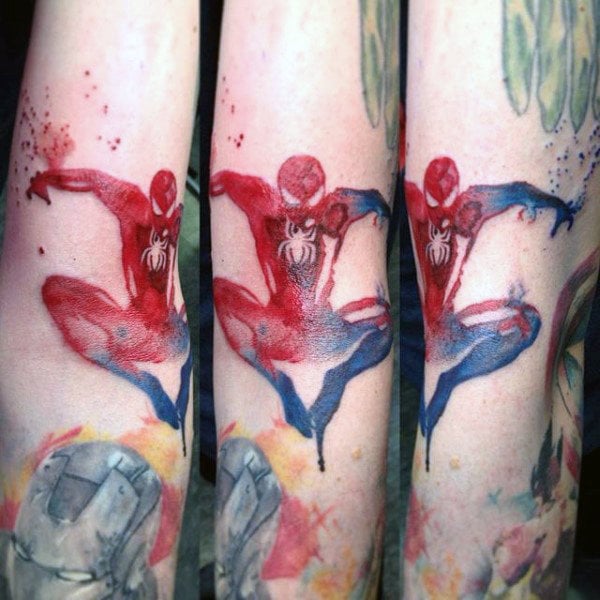 tatuaje spiderman 13