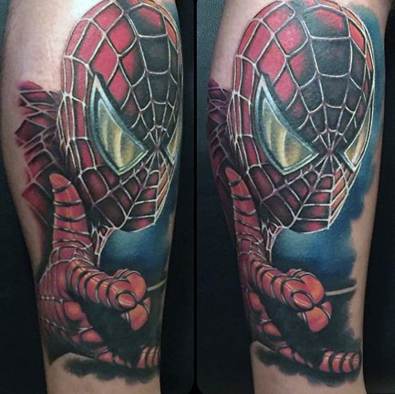 tatuaje spiderman 165