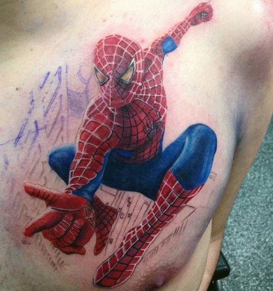 tatuaje spiderman 169