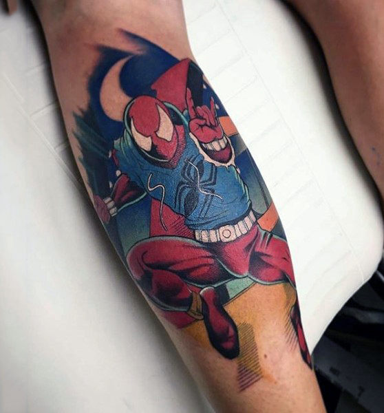 tatuaje spiderman 17