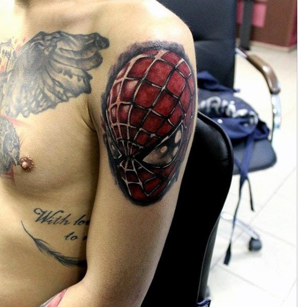 tatuaje spiderman 209