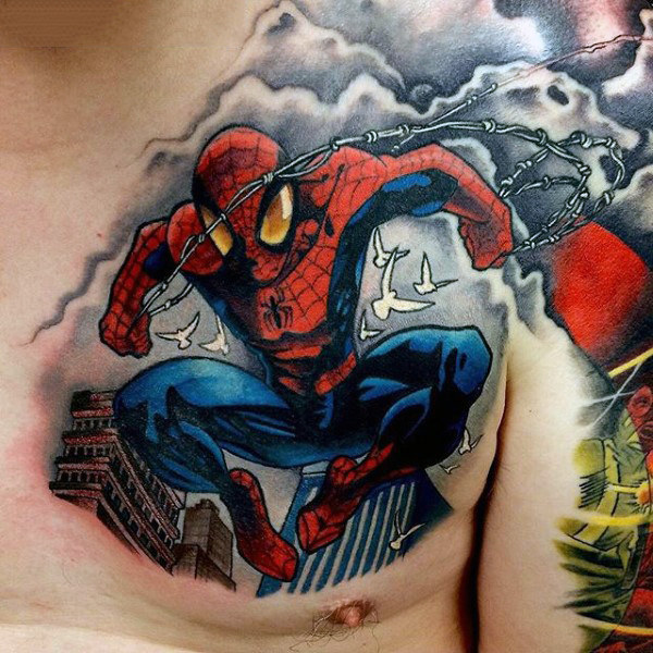 tatuaje spiderman 21