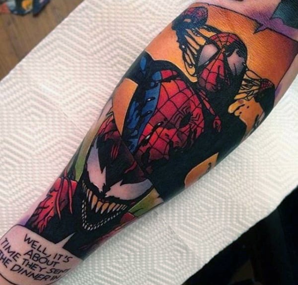 tatuaje spiderman 277