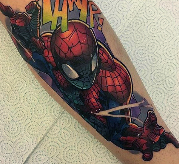 tatuaje spiderman 29