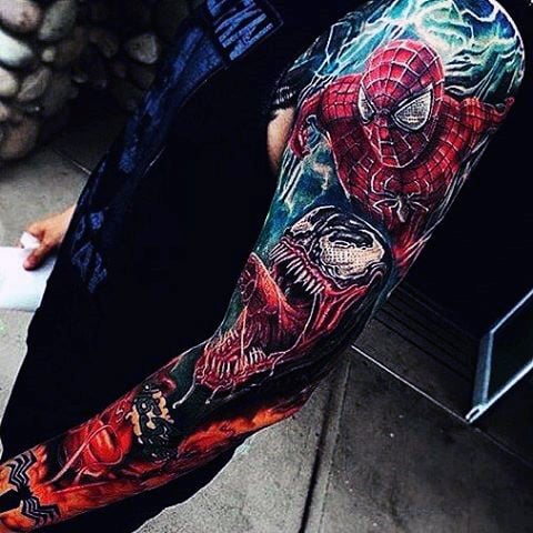 tatuaje spiderman 33