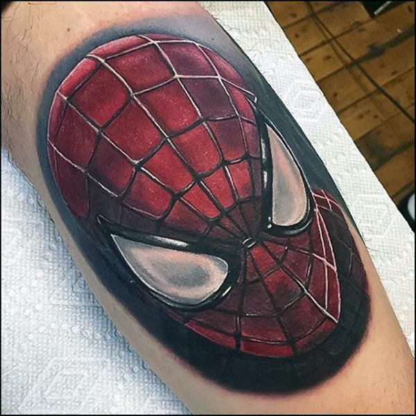 tatuaje spiderman 357
