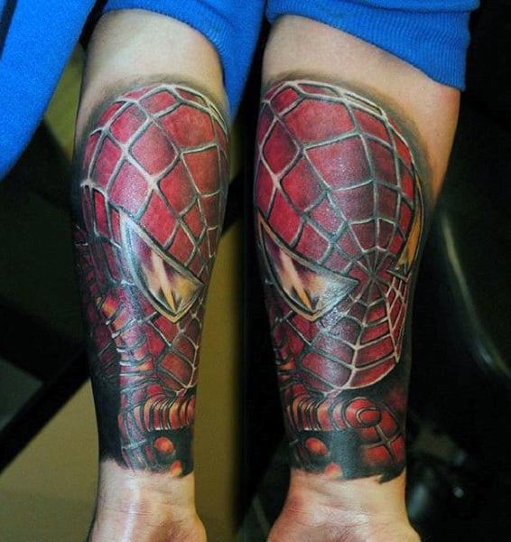 tatuaje spiderman 369
