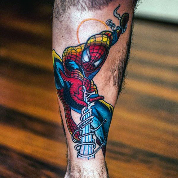 tatuaje spiderman 37