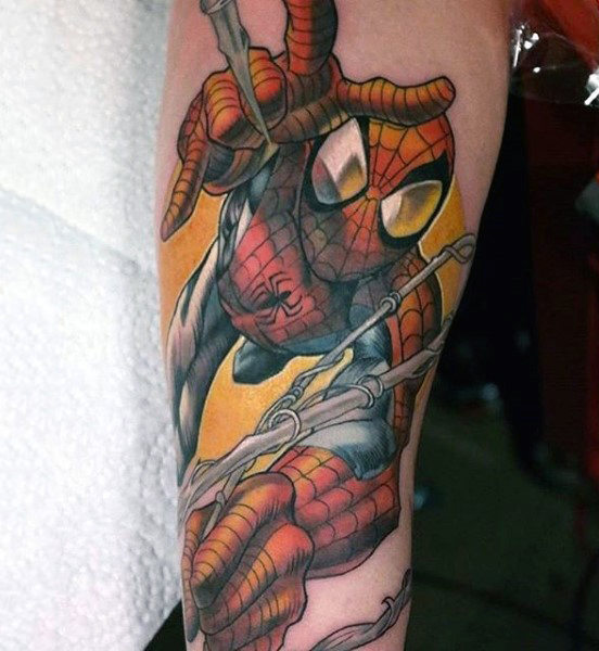 tatuaje spiderman 405