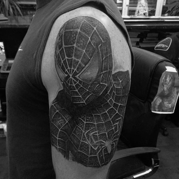 tatuaje spiderman 45
