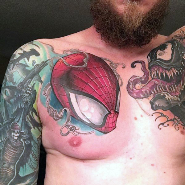 tatuaje spiderman 81