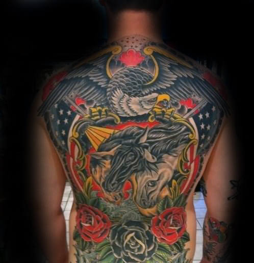tatuaje aguila espalda 24