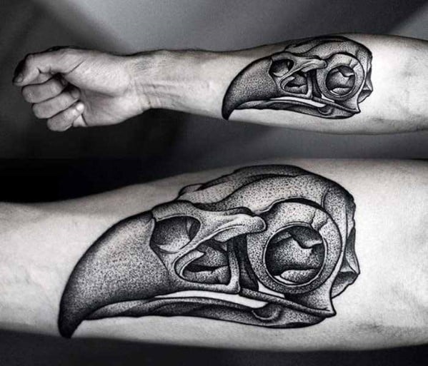 tatuaje calavera animal 26
