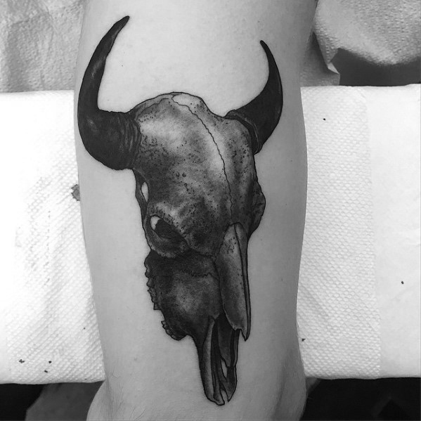 tatuaje calavera animal 36