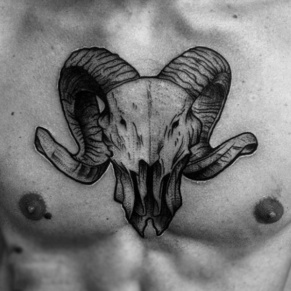 tatuaje calavera animal 94