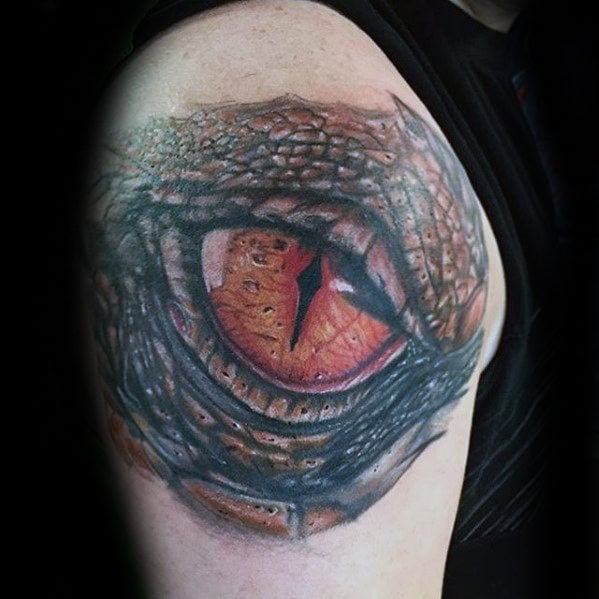 tatuaje dragon hombro 14