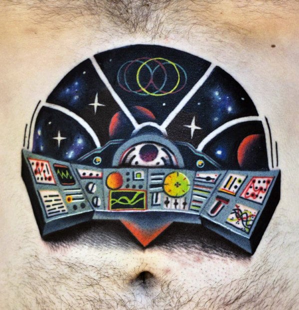 tatuaje nave espacial 06