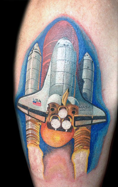 tatuaje nave espacial 10