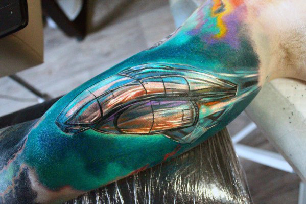 tatuaje nave espacial 50