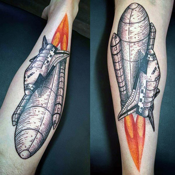 tatuaje nave espacial 68