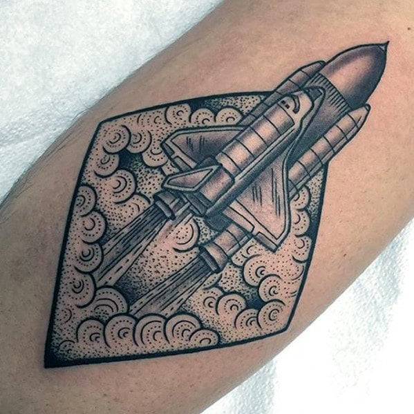 tatuaje nave espacial 76