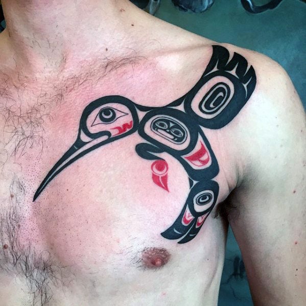 tatuaje pajaro tribal 32