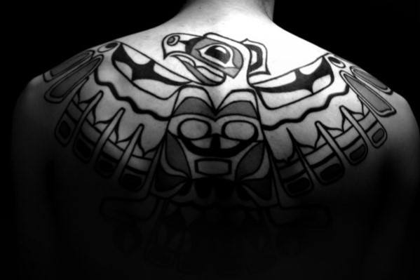 tatuaje pajaro tribal 48