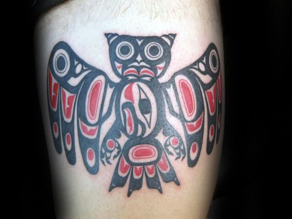 tatuaje pajaro tribal 54