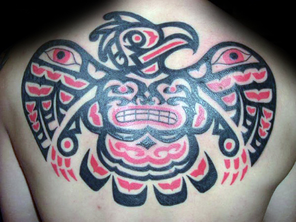 tatuaje pajaro tribal 78