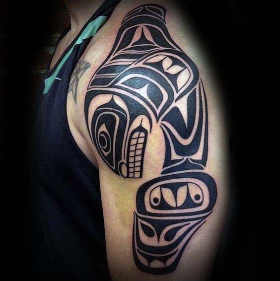 tatuaje pez tribal 12