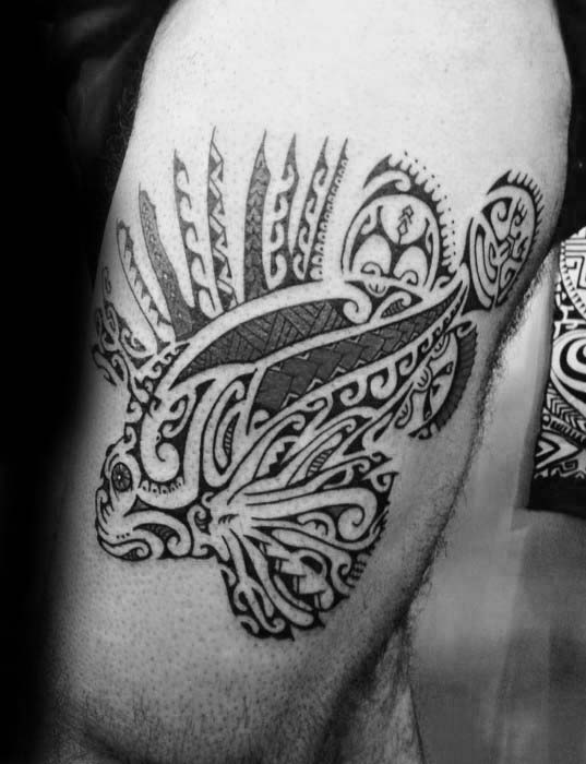 tatuaje pez tribal 20