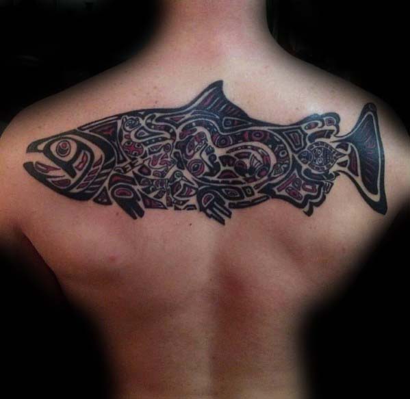 tatuaje pez tribal 42