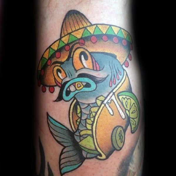 tatuaje taco mexicano 40