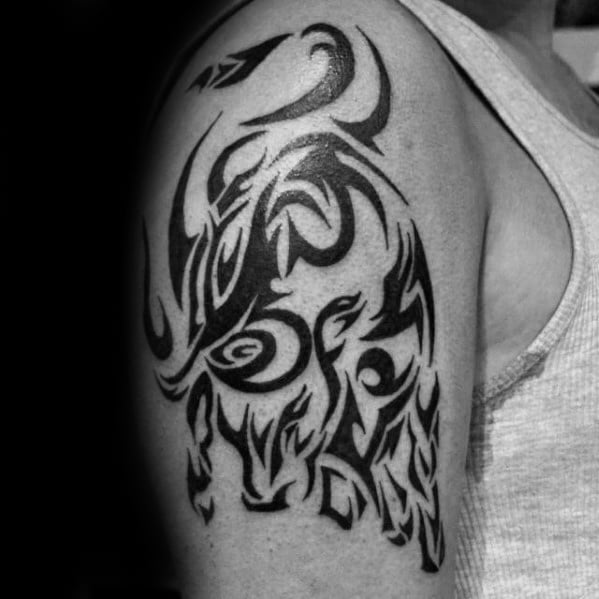 tatuaje toro tribal 22
