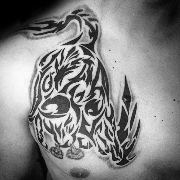 tatuaje toro tribal 40