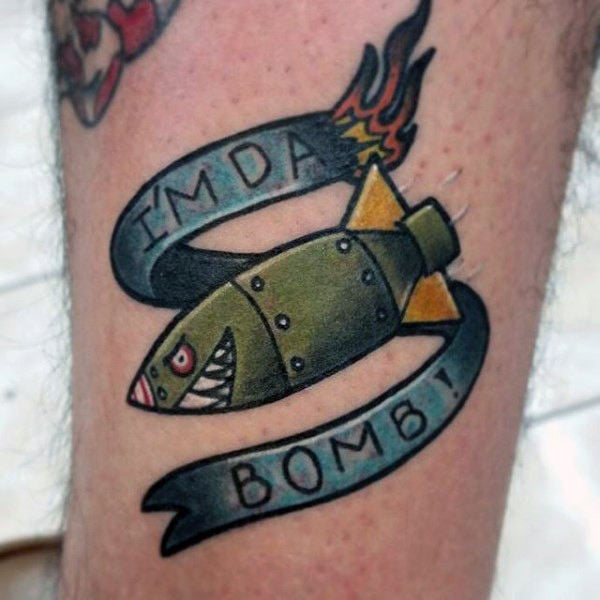 tatuaje bomba 130