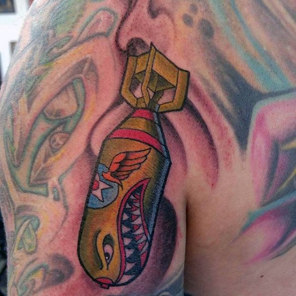 tatuaje bomba 91