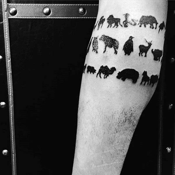 100 Tatuajes de siluetas y contornos: ¿Qué simbolizan?