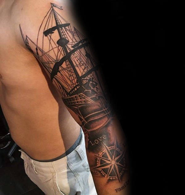 tatuaje estrella nautica 166
