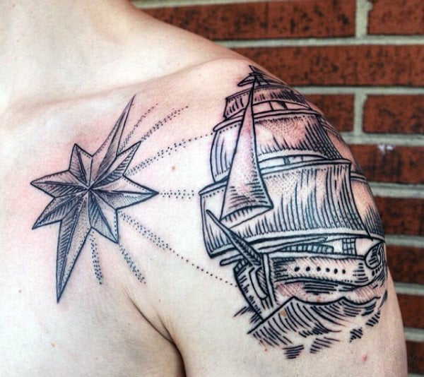 tatuaje estrella nautica 19