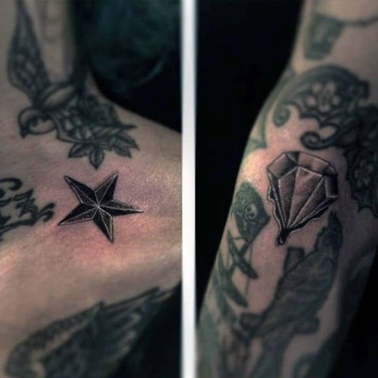tatuaje estrella nautica 196