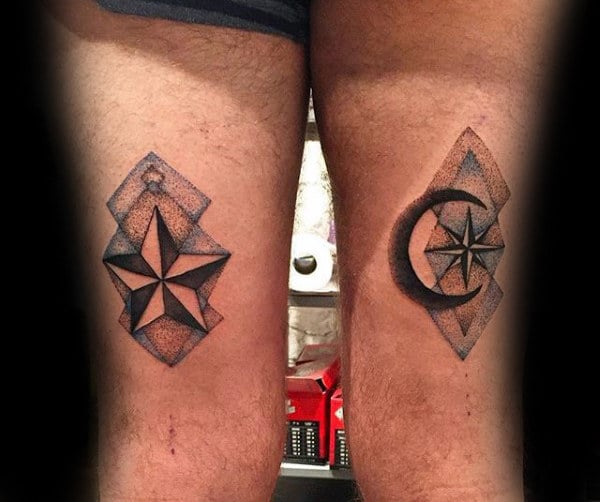 tatuaje estrella nautica 55